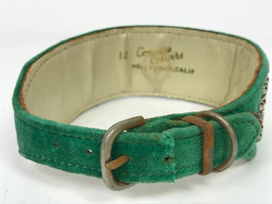 Vintage Bling Dog Collar By Connies Collars Hollywood, Calif [Photo 8]