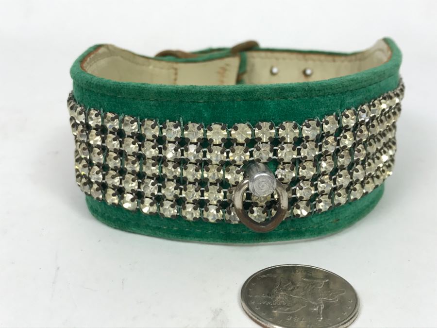 Vintage Bling Dog Collar By Connies Collars Hollywood, Calif [Photo 10]