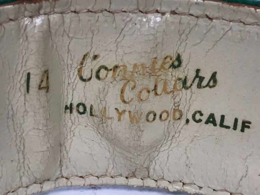 Vintage Bling Dog Collar By Connies Collars Hollywood, Calif [Photo 2]