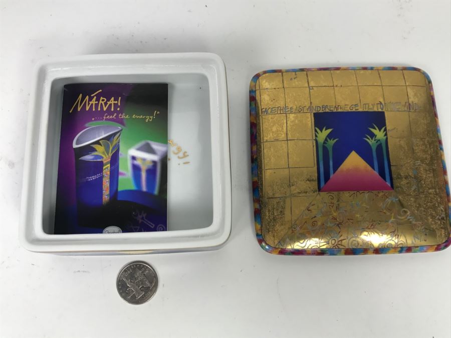 Goebel Porcelain Trinket Box MARA Collection Feel The Energy [Photo 5]