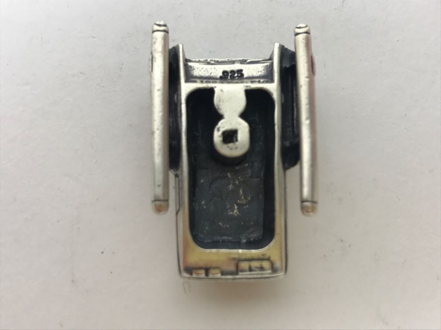 Sterling Silver STAR TREK Starship Collection Galileo II Shuttlecraft With Stand The Franklin Mint 23g Of Sterling Silver [Photo 14]