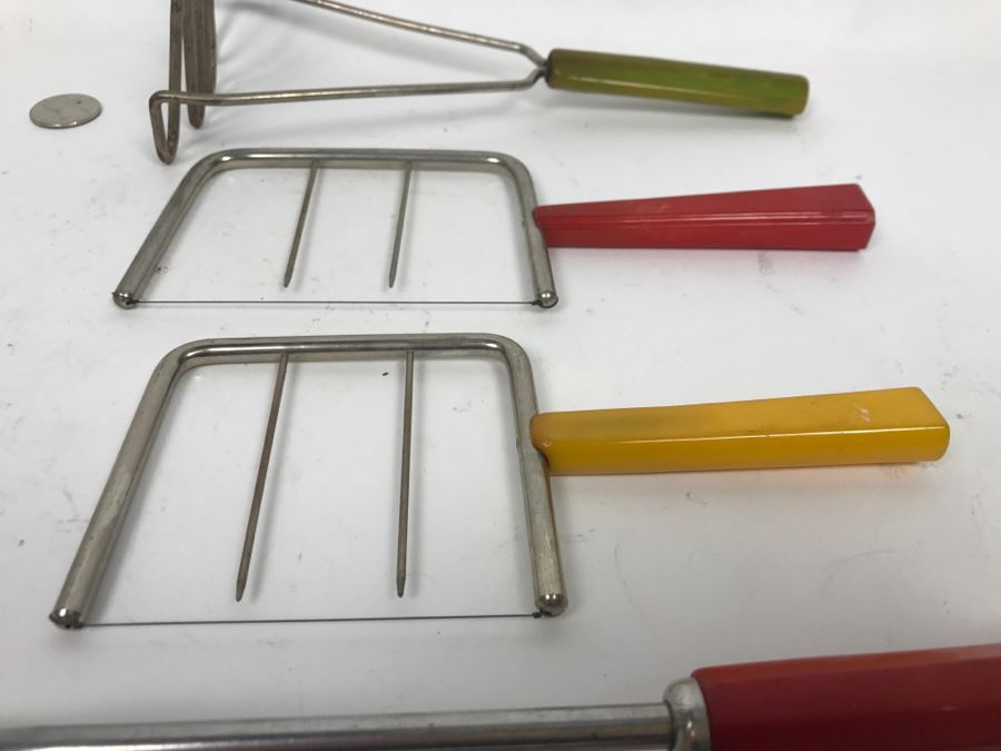 Vintage Kitchen Utensils With Bakelite Handles