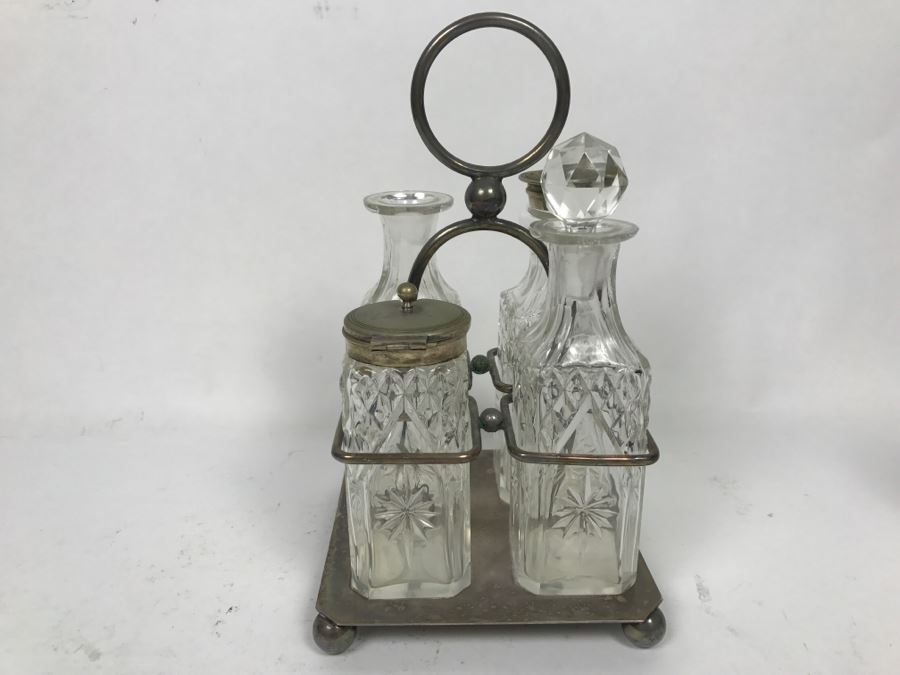 Vintage Silverplate Cruet Set [Photo 7]