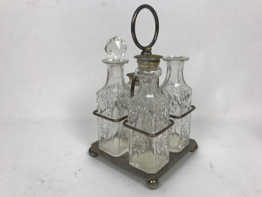 Vintage Silverplate Cruet Set [Photo 5]
