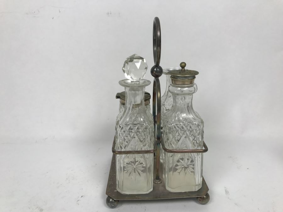Vintage Silverplate Cruet Set [Photo 6]