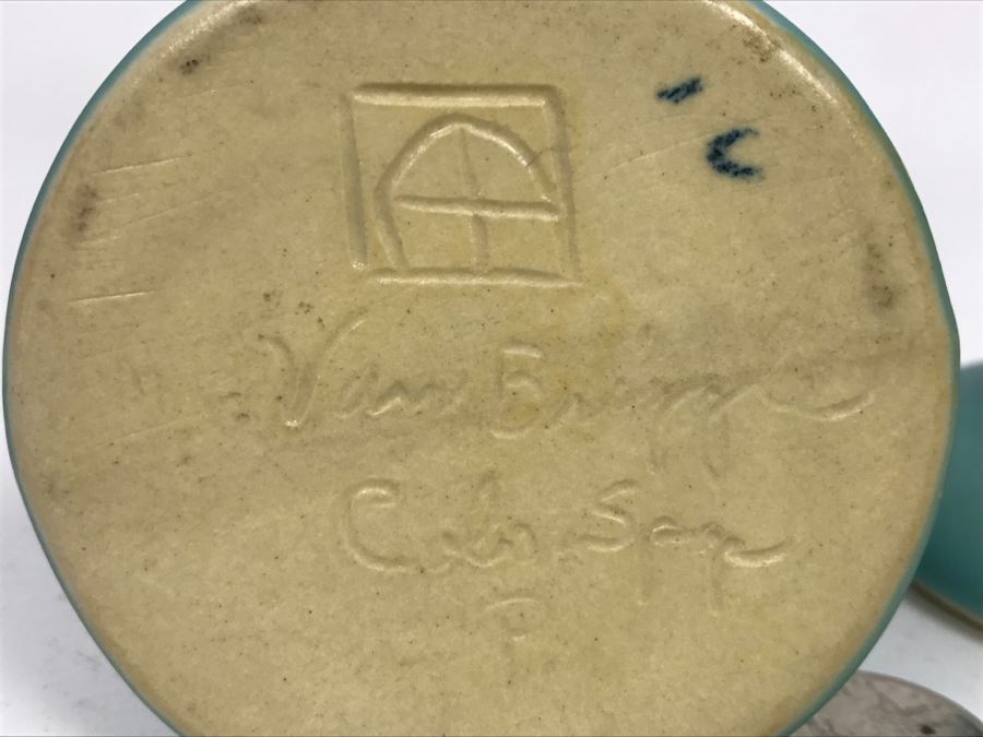 Vintage Van Briggle Pottery Candle Holders Colorado Springs, CO [Photo 2]