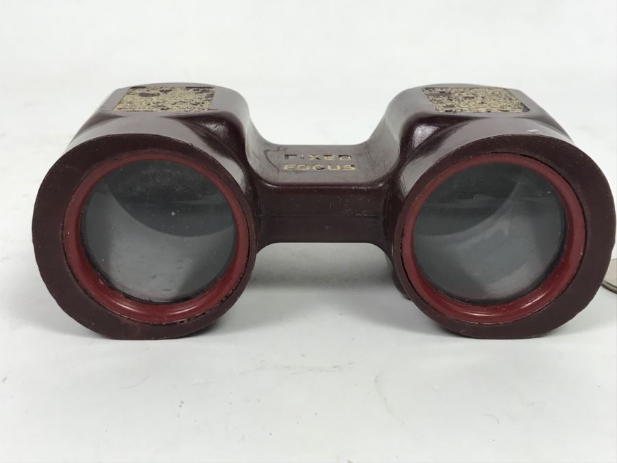 Vintage Fixed Focus Theater Opera Binoculars Property Of UADC Ltd London England [Photo 8]