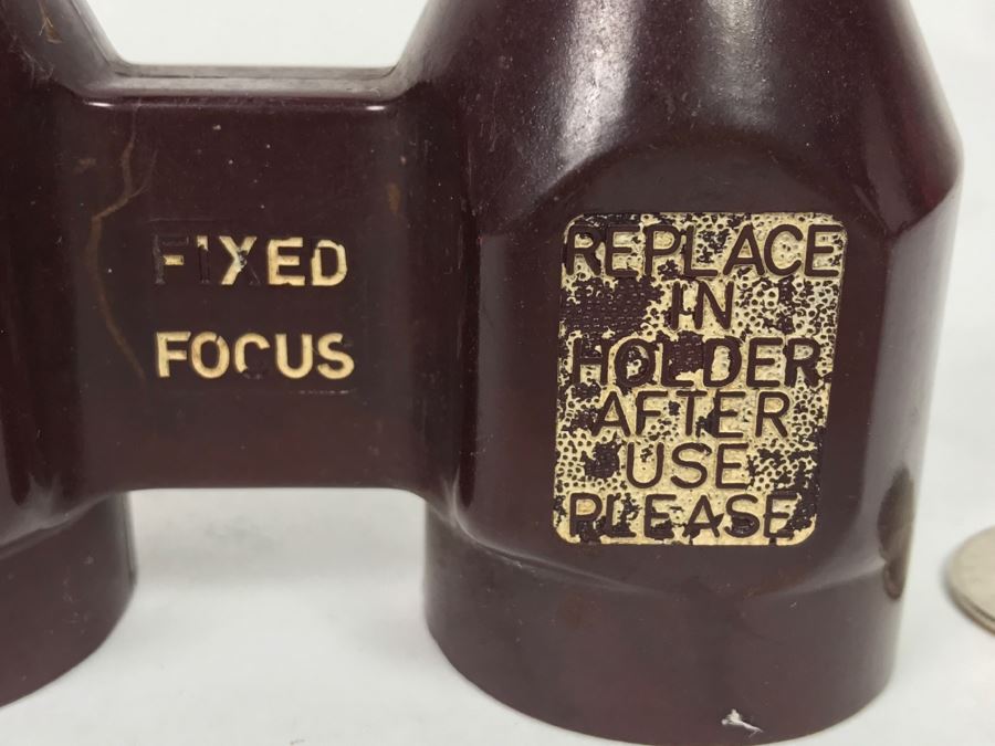 Vintage Fixed Focus Theater Opera Binoculars Property Of UADC Ltd London England [Photo 7]