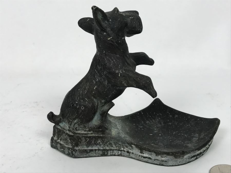 Metal Dog Motif Trinket Dish [Photo 5]