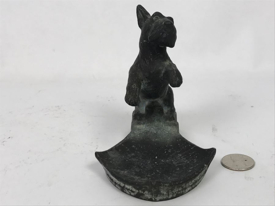 Metal Dog Motif Trinket Dish [Photo 4]