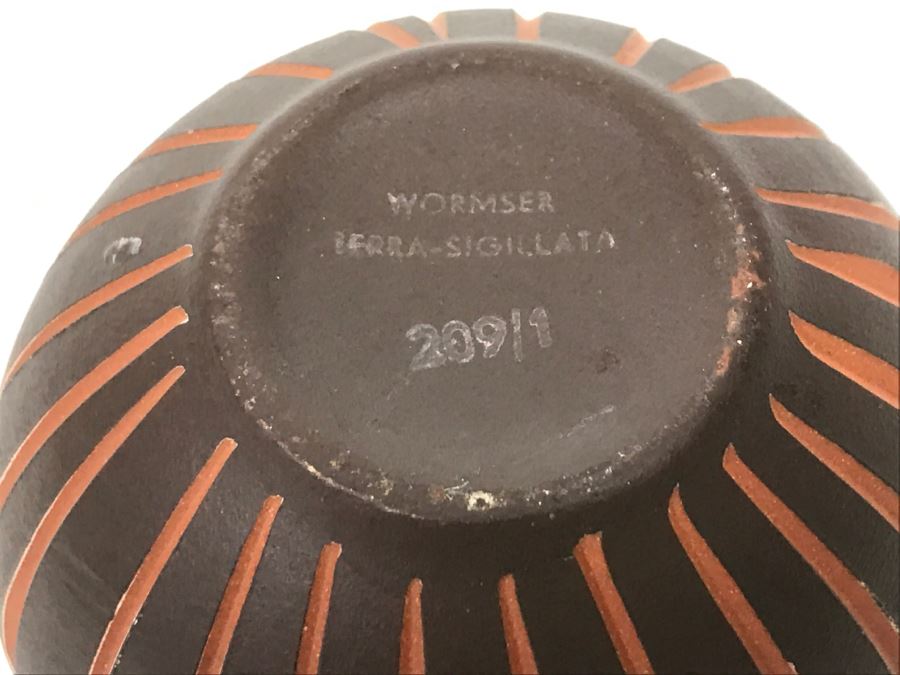 Wormser Terra-Sigillata Studio 209/1 Mid Century Art Pottery Germany [Photo 2]