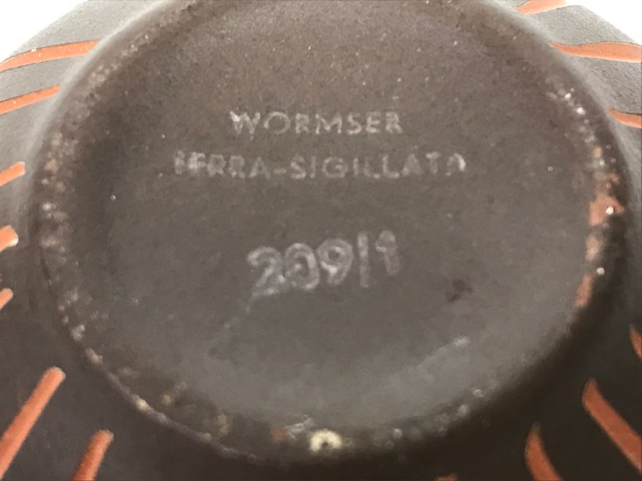 Wormser Terra-Sigillata Studio 209/1 Mid Century Art Pottery Germany [Photo 8]