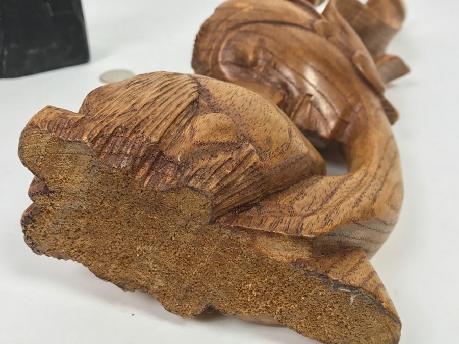 Natural Rock Sculpture And Carved Wood Man And Woman Sculpture [Photo 8]