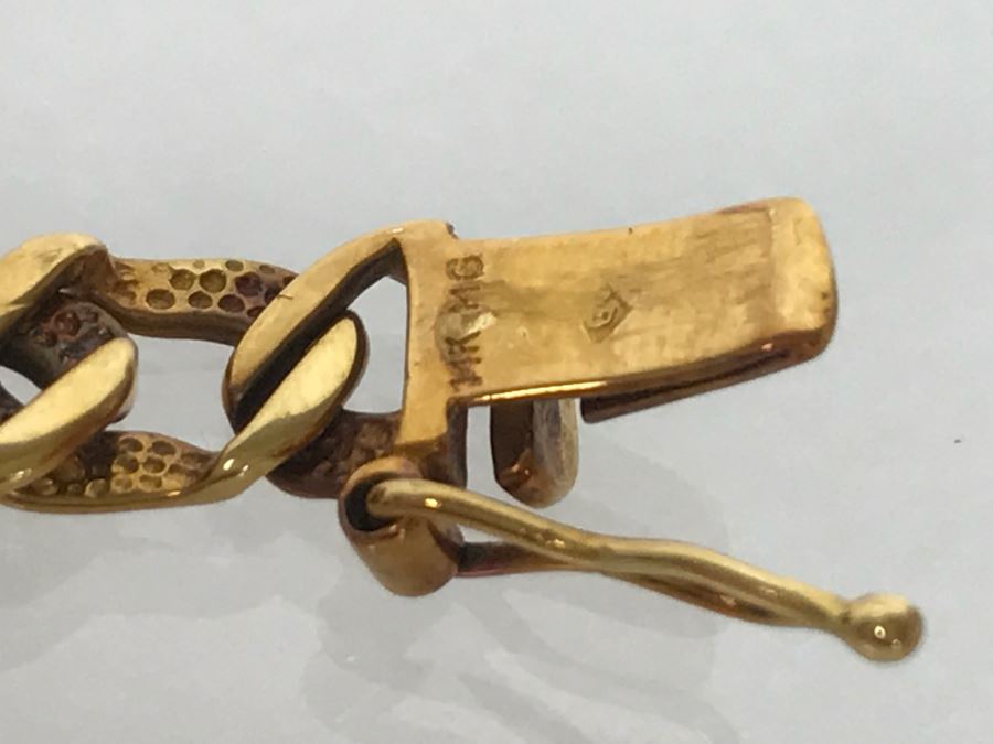 JUST ADDED - 14K Yellow Gold Bracelet With Amethyst And Peridot 13.9g FMV $695 [Photo 16]