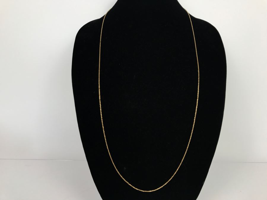 JUST ADDED - 14K Yellow Gold Rope Chain 5g FMV $250 [Photo 7]