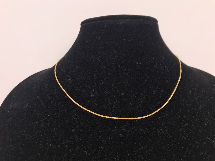 14k Yellow Gold Chain Necklace 2.9g [Photo 2]