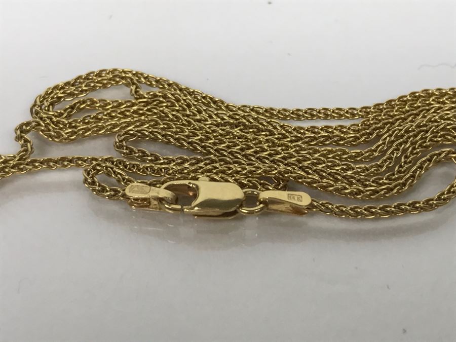 14k Yellow Gold Chain Necklace 2.9g