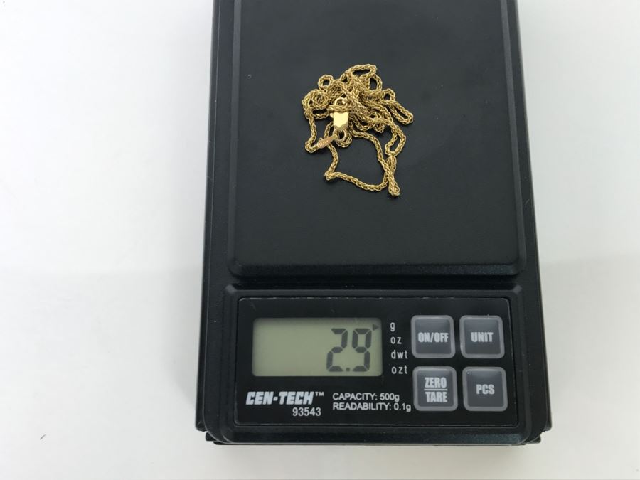 14k Yellow Gold Chain Necklace 2.9g [Photo 8]
