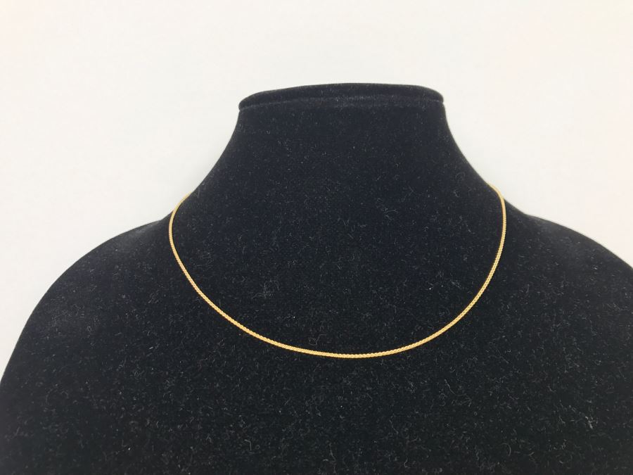 14k Yellow Gold Chain Necklace 2.9g [Photo 3]
