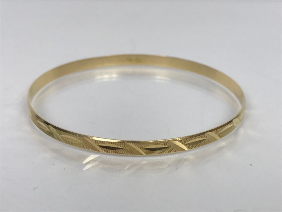 18k Yellow Gold Bracelet 7.1g