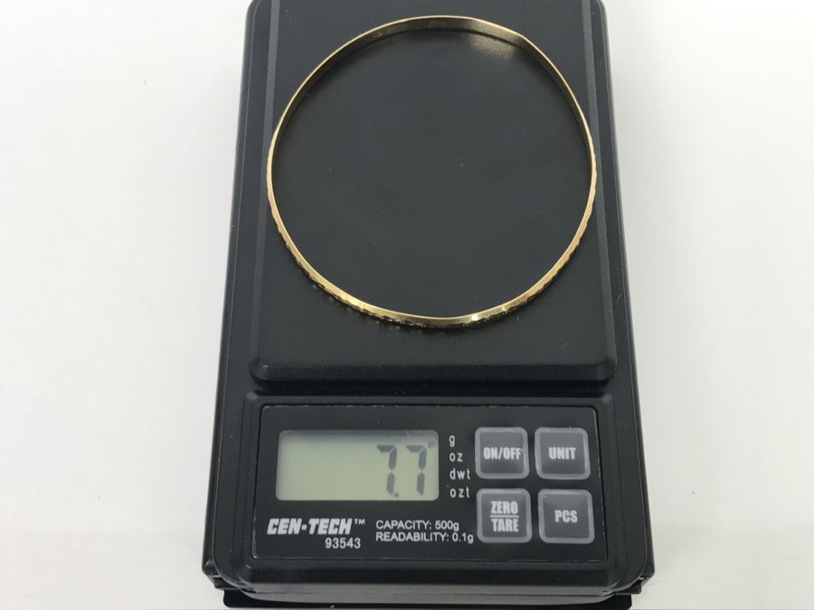 18k Yellow Gold Bracelet 7.7g [Photo 6]