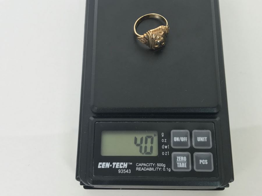 10k Yellow Gold Roosevelt High School Class Grand Rapids MI Ring 4g ...