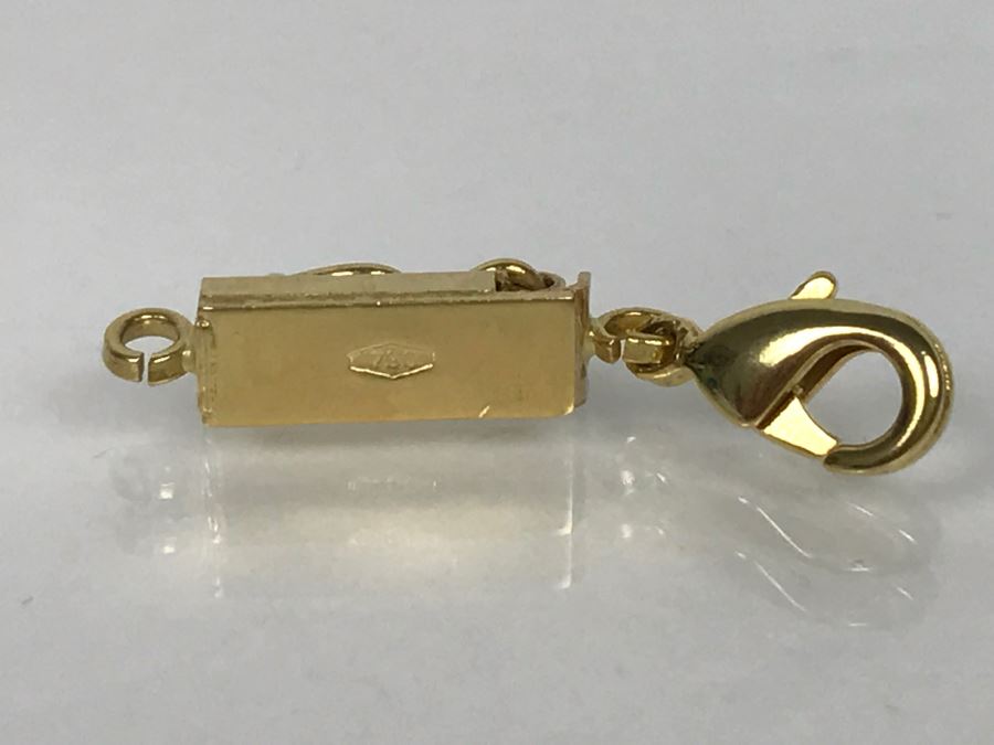 18k Gold Necklace Clasp 1.6g