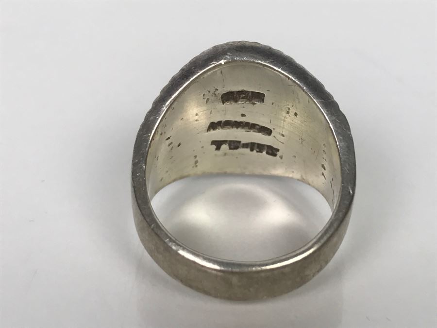 Sterling Silver Modern Ring 11.1g Ring Size 7 [Photo 5]