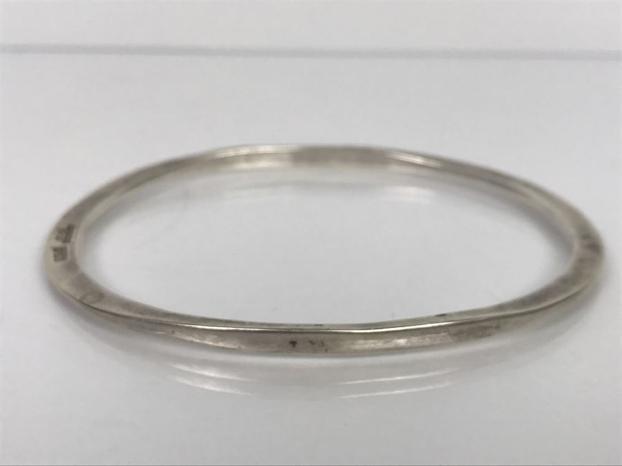 Modernist Sterling Silver Bracelet Cerro Blanco Mexico  [Photo 3]