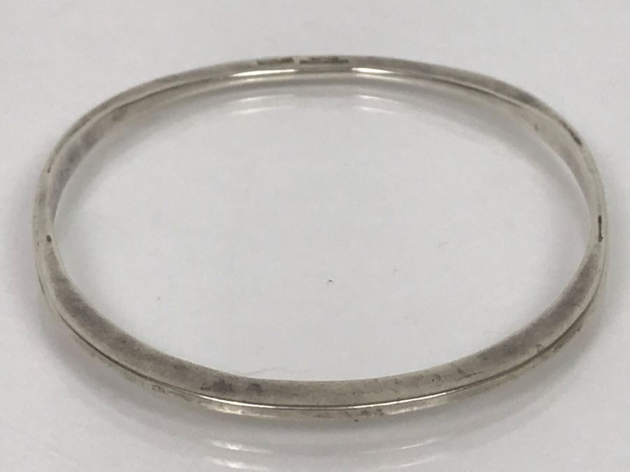 Modernist Sterling Silver Bracelet Cerro Blanco Mexico  [Photo 9]