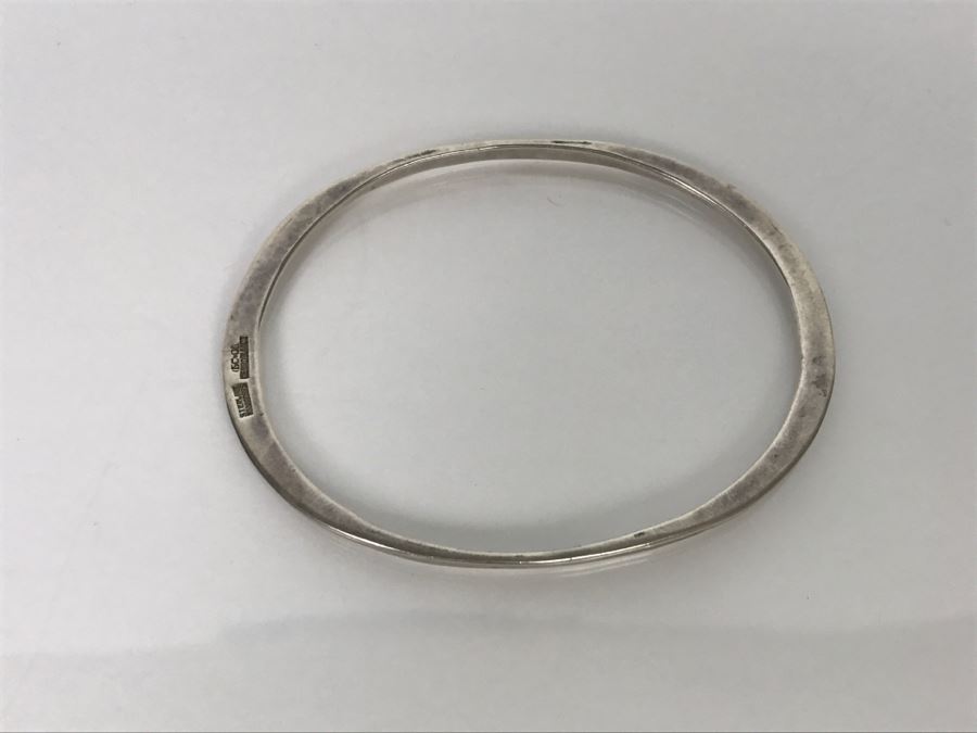 Modernist Sterling Silver Bracelet Cerro Blanco Mexico  [Photo 6]