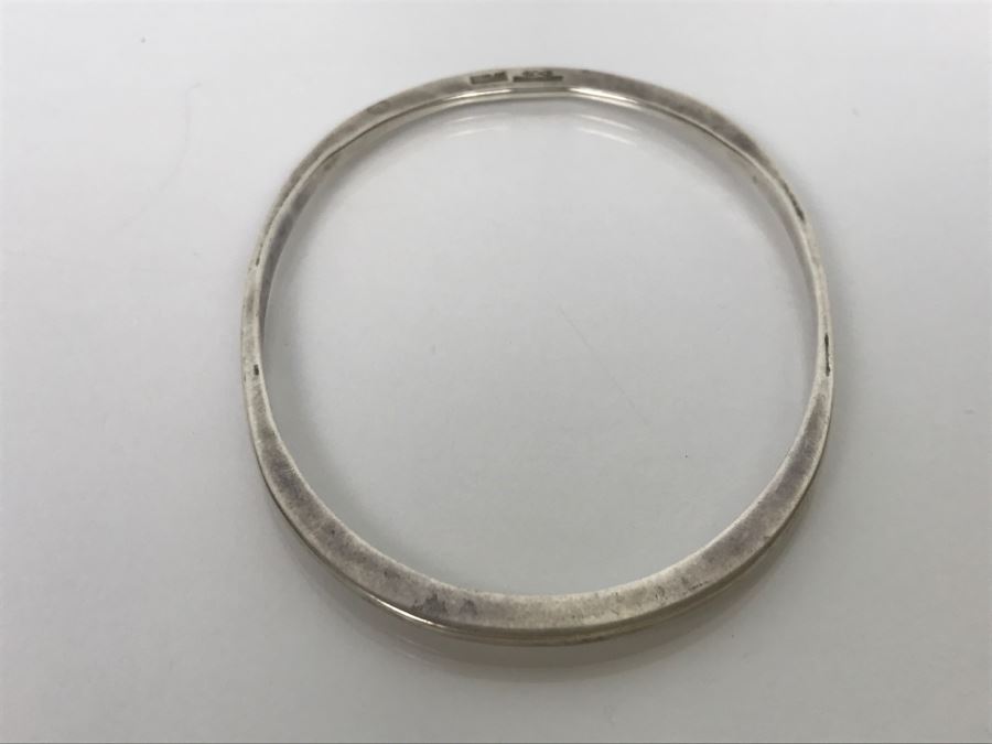 Modernist Sterling Silver Bracelet Cerro Blanco Mexico  [Photo 4]