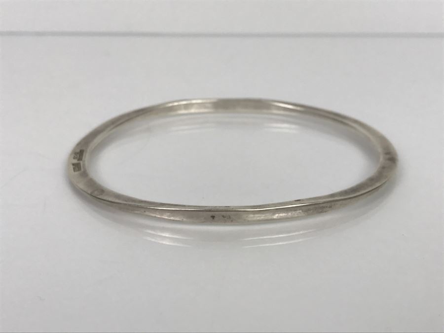 Modernist Sterling Silver Bracelet Cerro Blanco Mexico  [Photo 5]