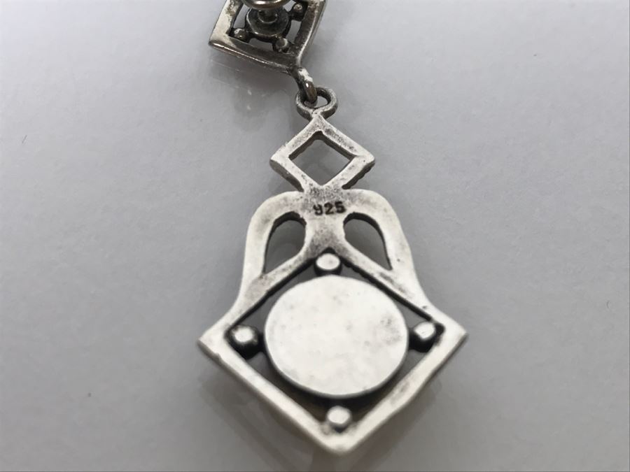 (3) Pairs Of Sterling Silver Earrings 25.8g [Photo 9]