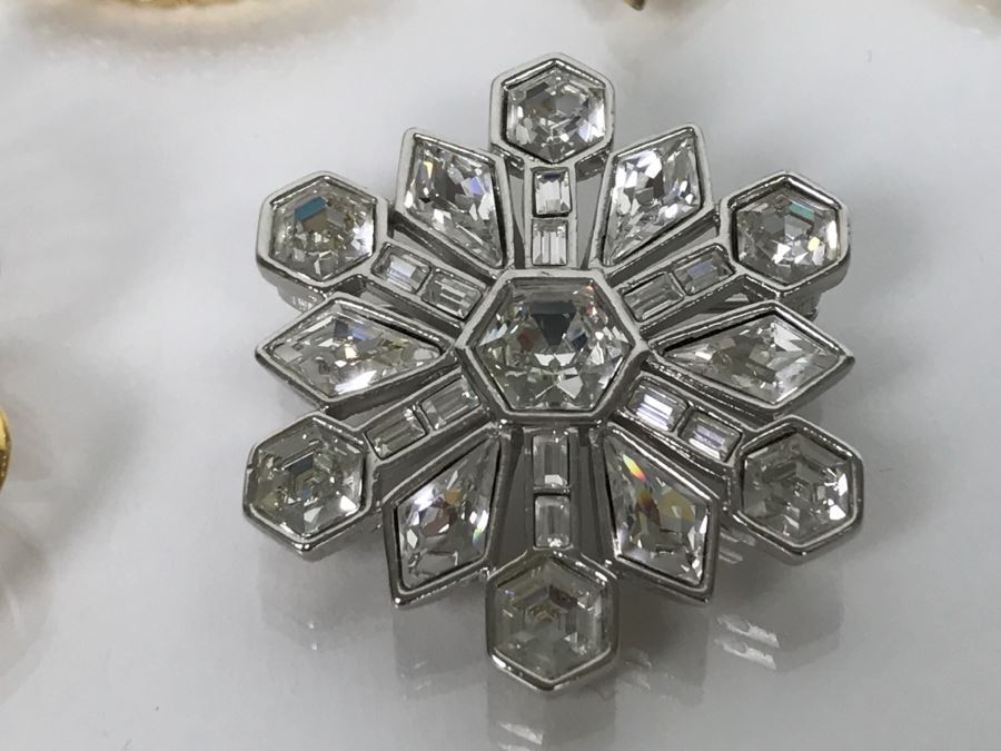 Signed Costume Jewelry Lot With Swarovski, Monet, Napier And Trifari [Photo 5]