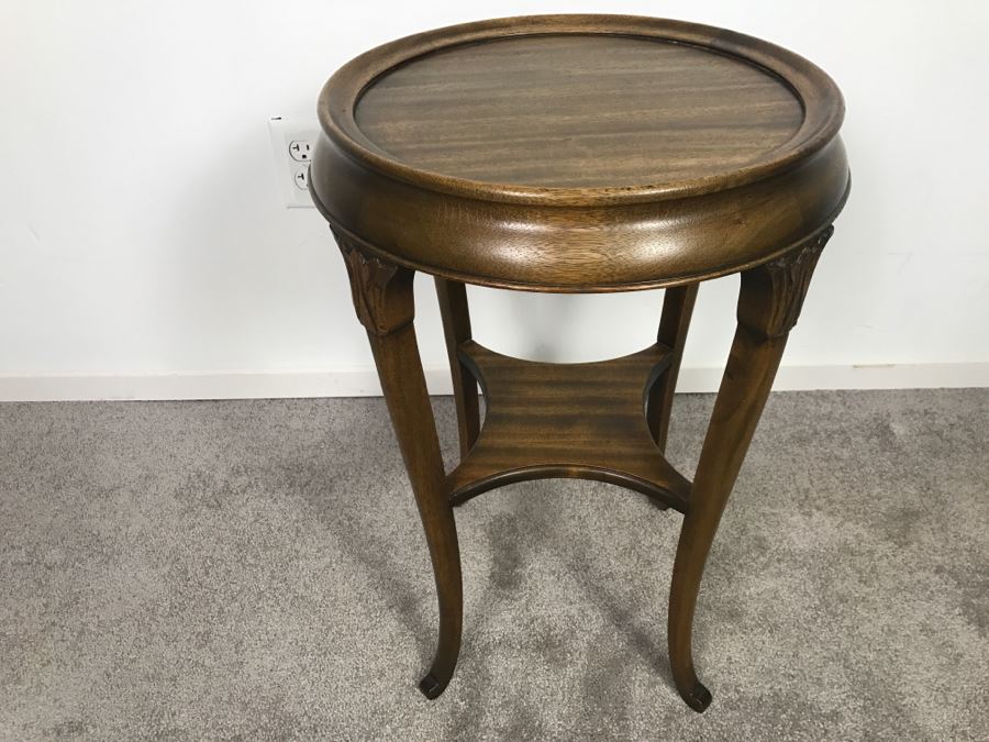 Wooden 2-Tier Side Table Fern Stand [Photo 3]