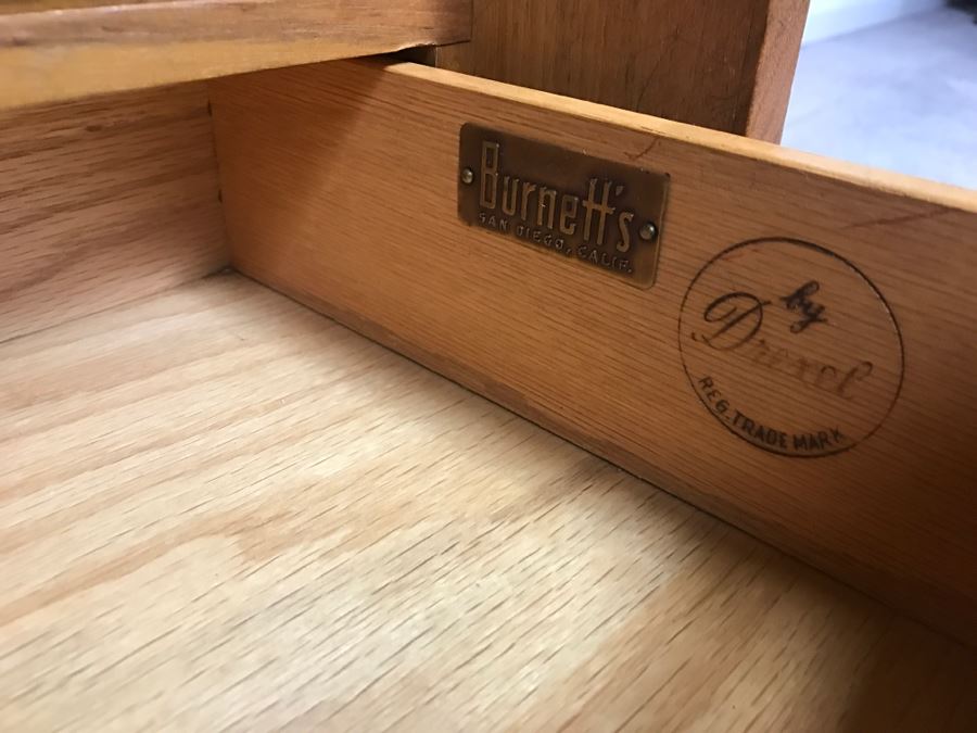 Mid-Century 1958 Drexel Hutch Bookcase Secretary Desk 36'W X 55'H [Photo 8]