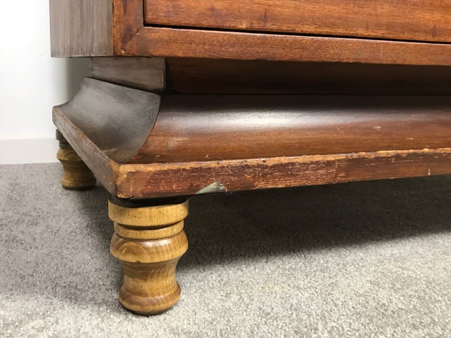 Stunning Mid-Century Chinoiserie Gentleman's Dresser Chest Of Drawers 38'W X 61'H X 20'D [Photo 18]