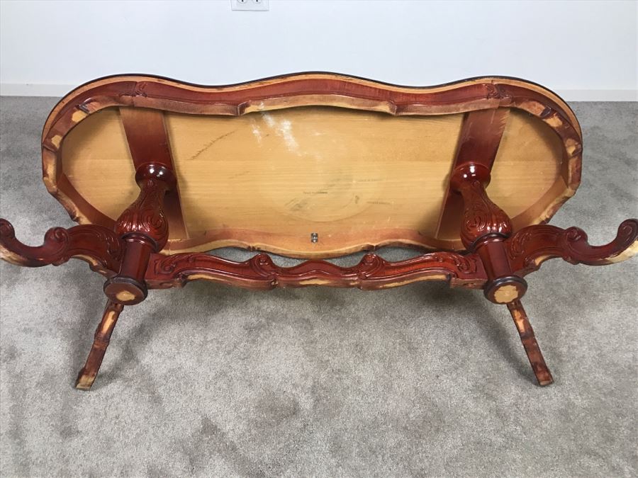 Solid Wood Double Pedestal Coffee Table Made In Canada [Photo 14]