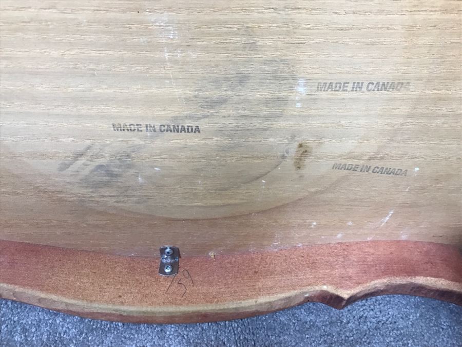 Solid Wood Double Pedestal Coffee Table Made In Canada [Photo 15]