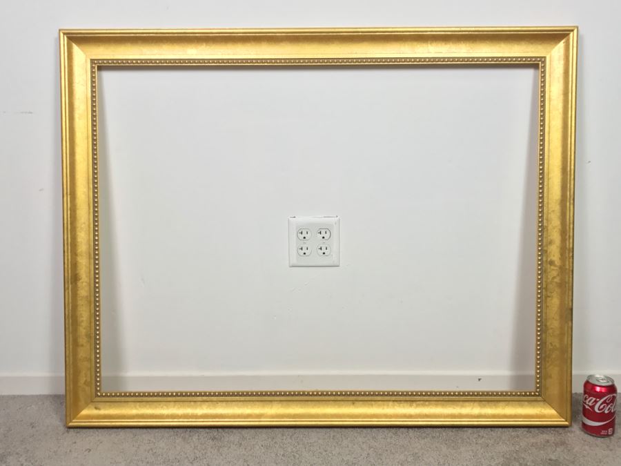 Gilt Wood Picture Frame 39 X 29