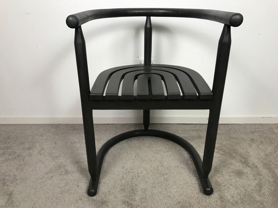 Modern Black Bent Wood Chair