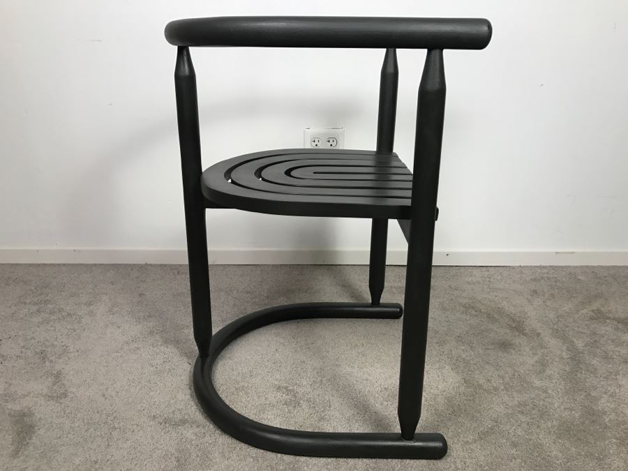 Modern Black Bent Wood Chair [Photo 6]