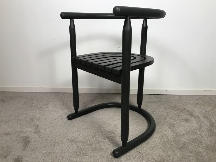 Modern Black Bent Wood Chair [Photo 8]