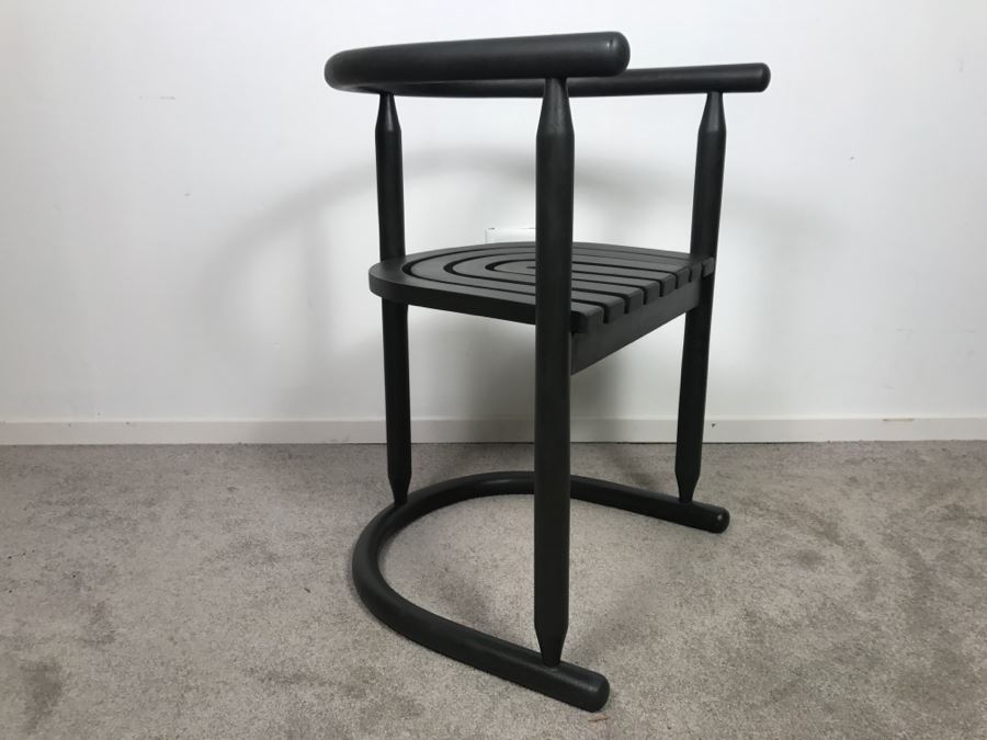 Modern Black Bent Wood Chair [Photo 5]
