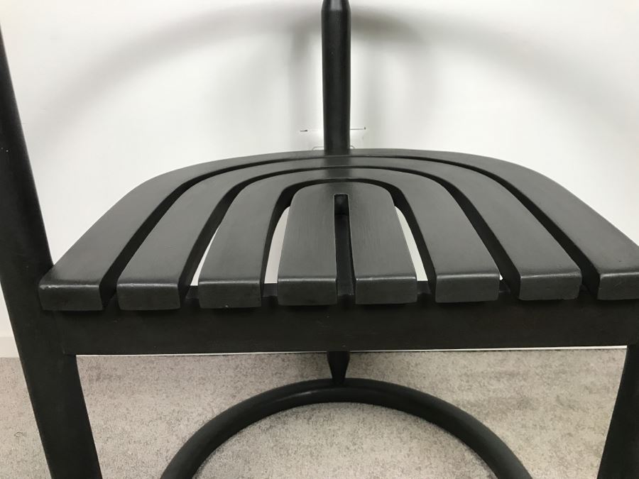 Modern Black Bent Wood Chair [Photo 4]