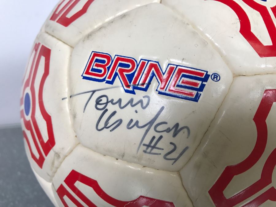 Autographed Indoor Major Soccer League Soccer Ball Signed - See Photos [Photo 3]