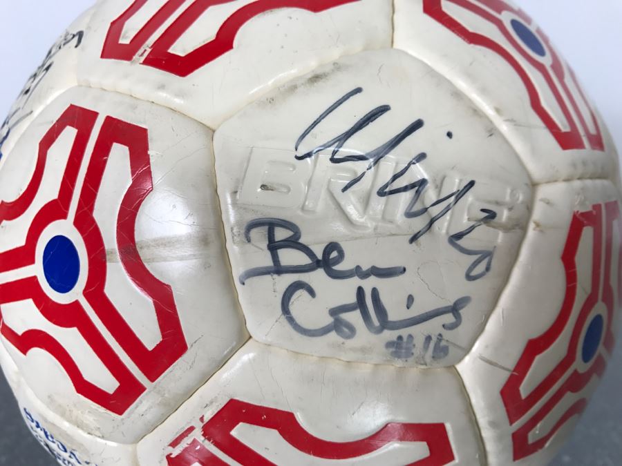 Autographed Indoor Major Soccer League Soccer Ball Signed See Photos