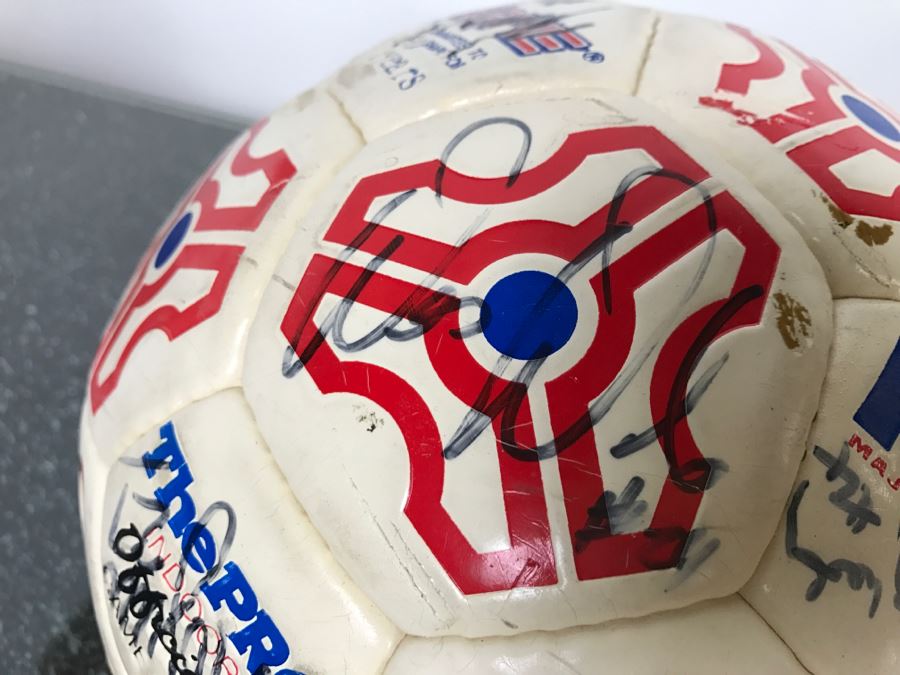 Autographed Indoor Major Soccer League Soccer Ball Signed - See Photos