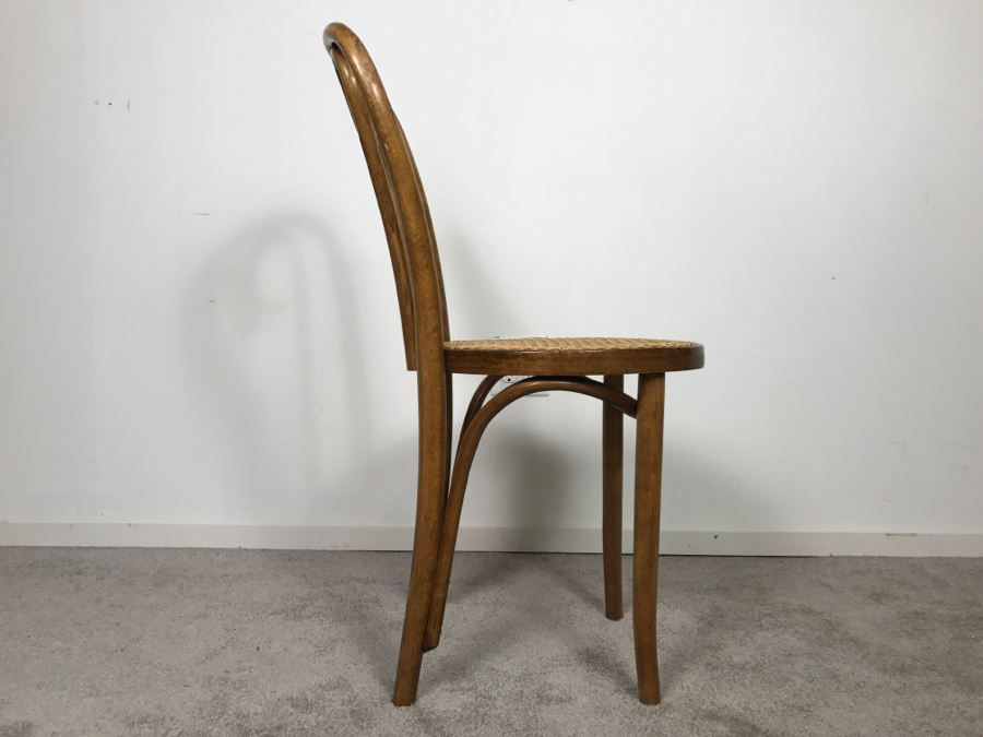Vintage Bentwood Cane Seat Chair [Photo 4]